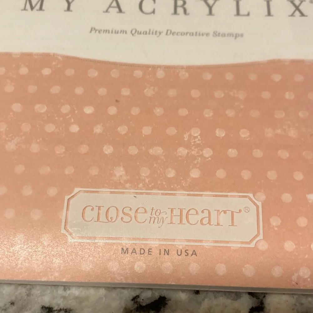 Close to my Heart Decorative Alphabet, Number, and Calendar Clear Stamps